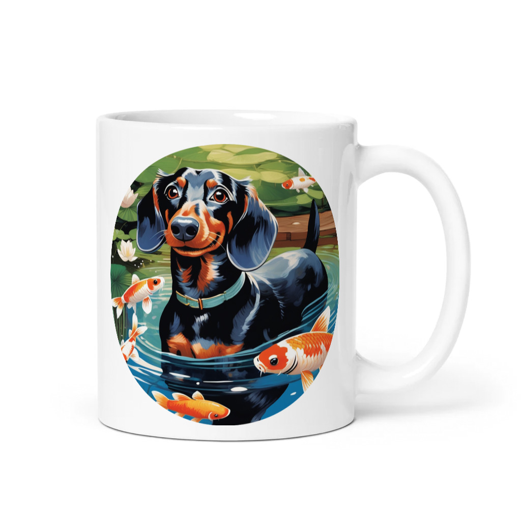 PugMug Custom Black Dachshund Mug
