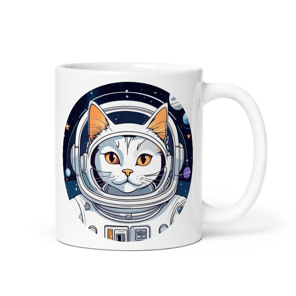 PugMug Custom White Companion Cat Mug