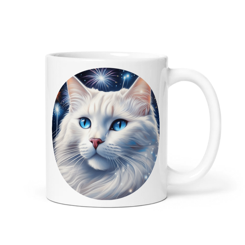 PugMug Custom White Ragdoll Cat Mug
