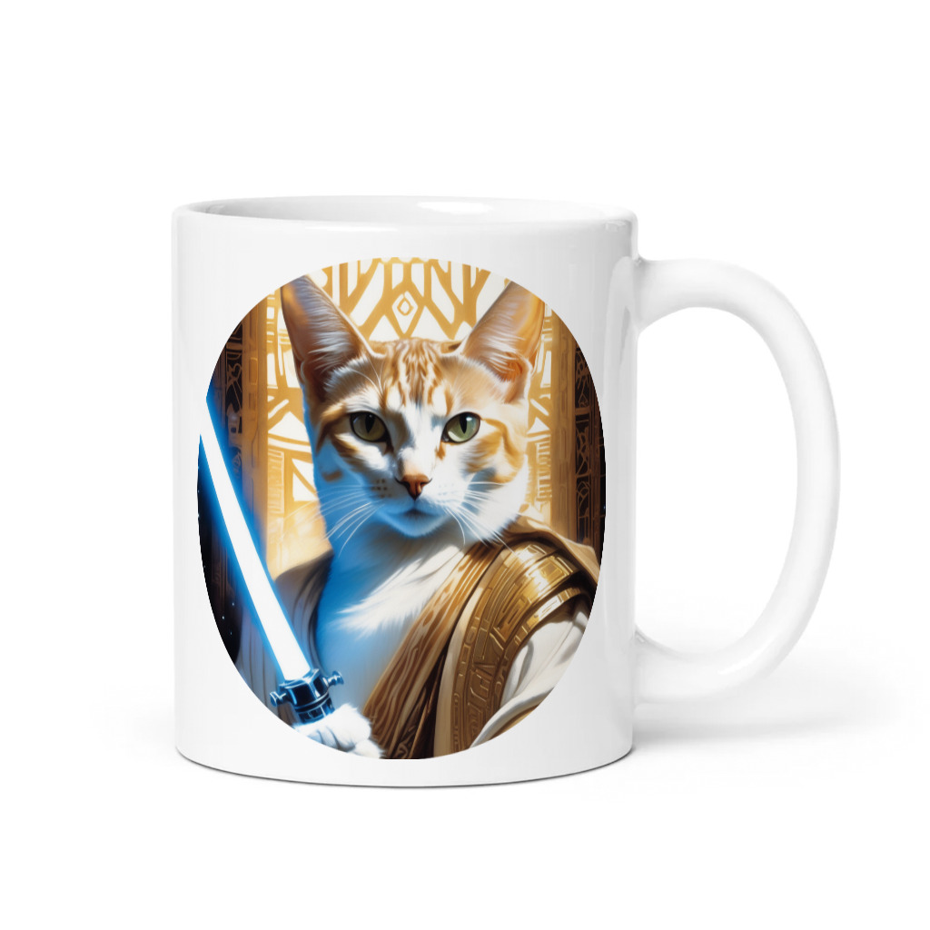 PugMug Custom White Abyssinian Cat Mug