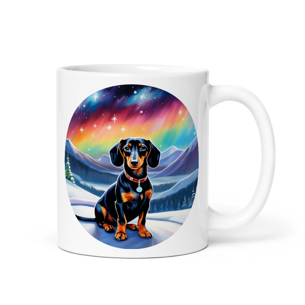 PugMug Custom Black Dachshund Mug