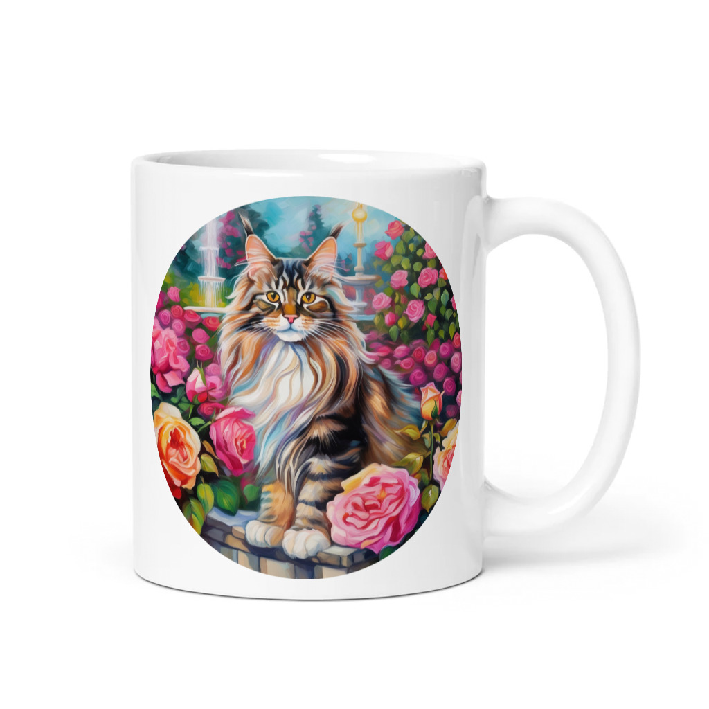 PugMug Custom Tabby Maine Coon Cat Mug