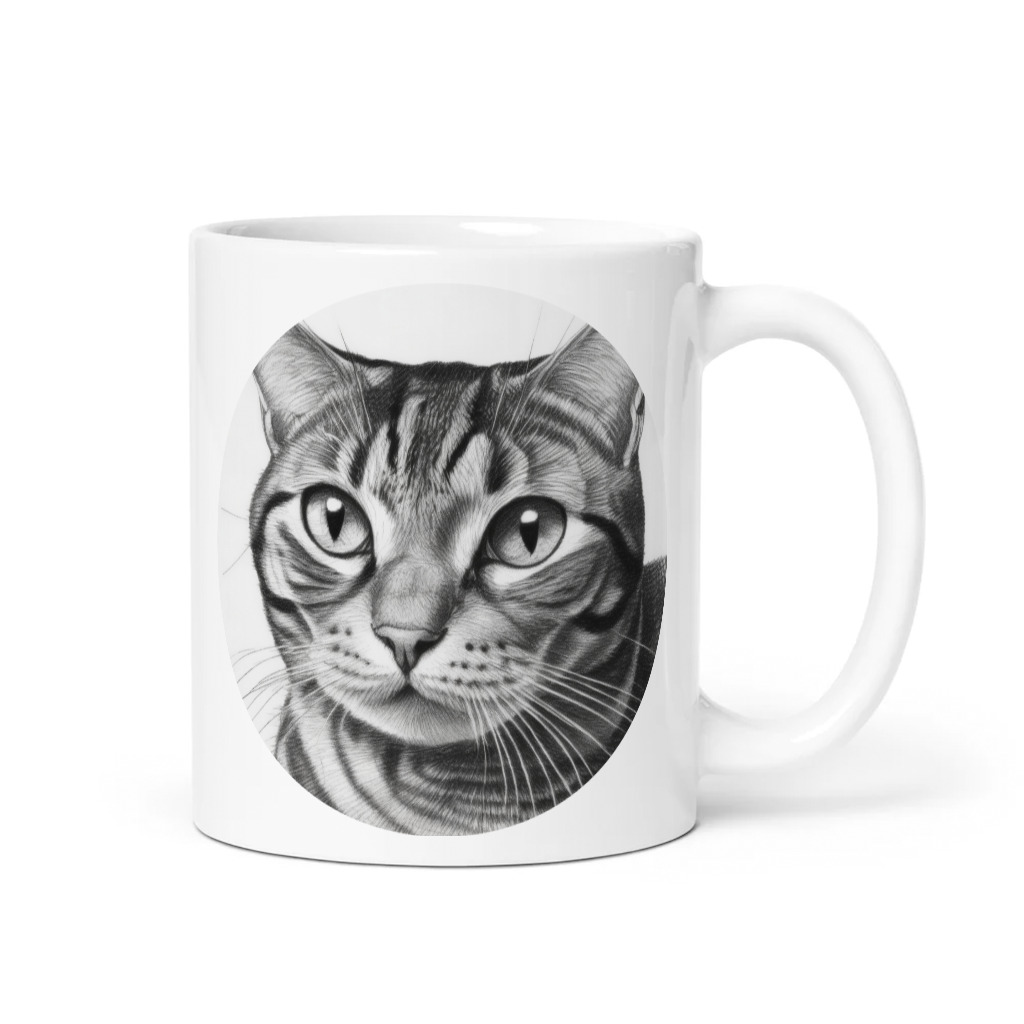 PugMug Custom Tabby American Shorthair Cat Mug