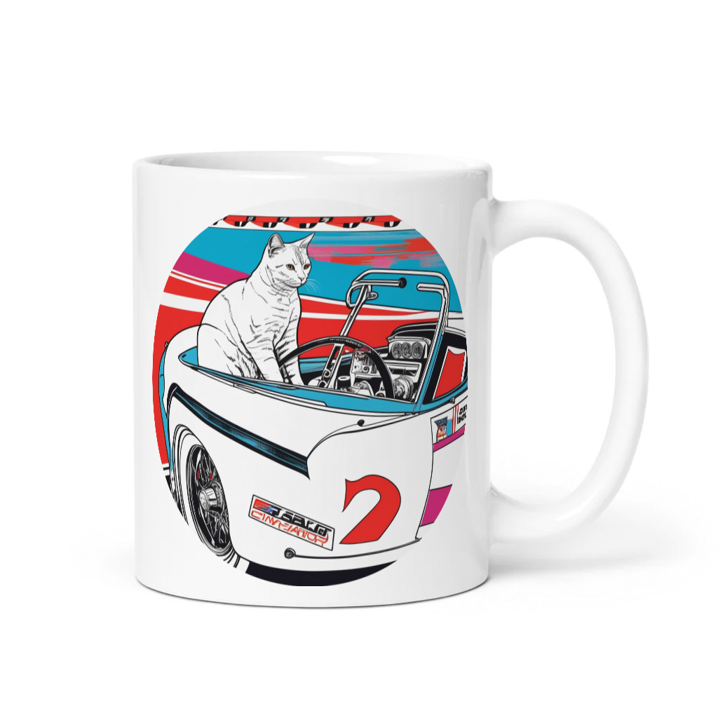 PugMug Custom White Companion Cat Mug