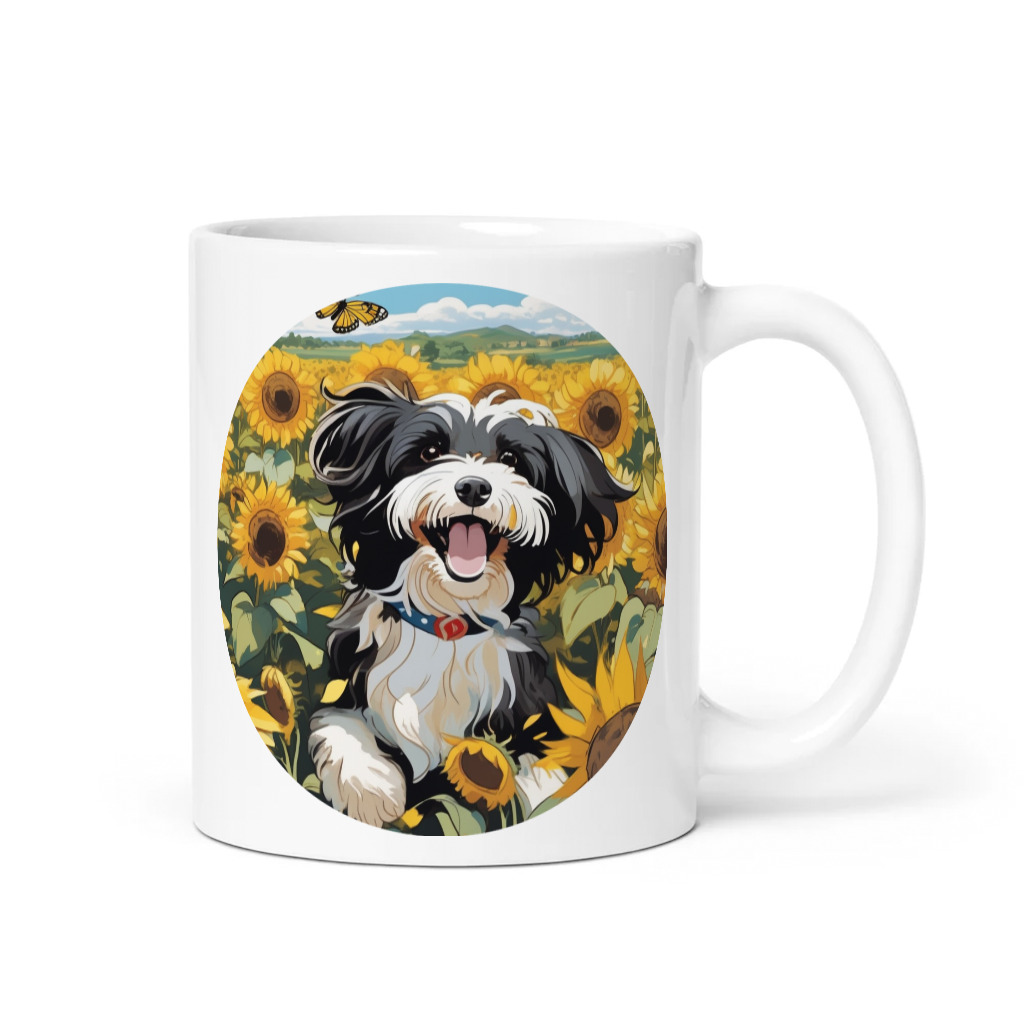 PugMug Custom Black-and-white Havanese Dog Mug