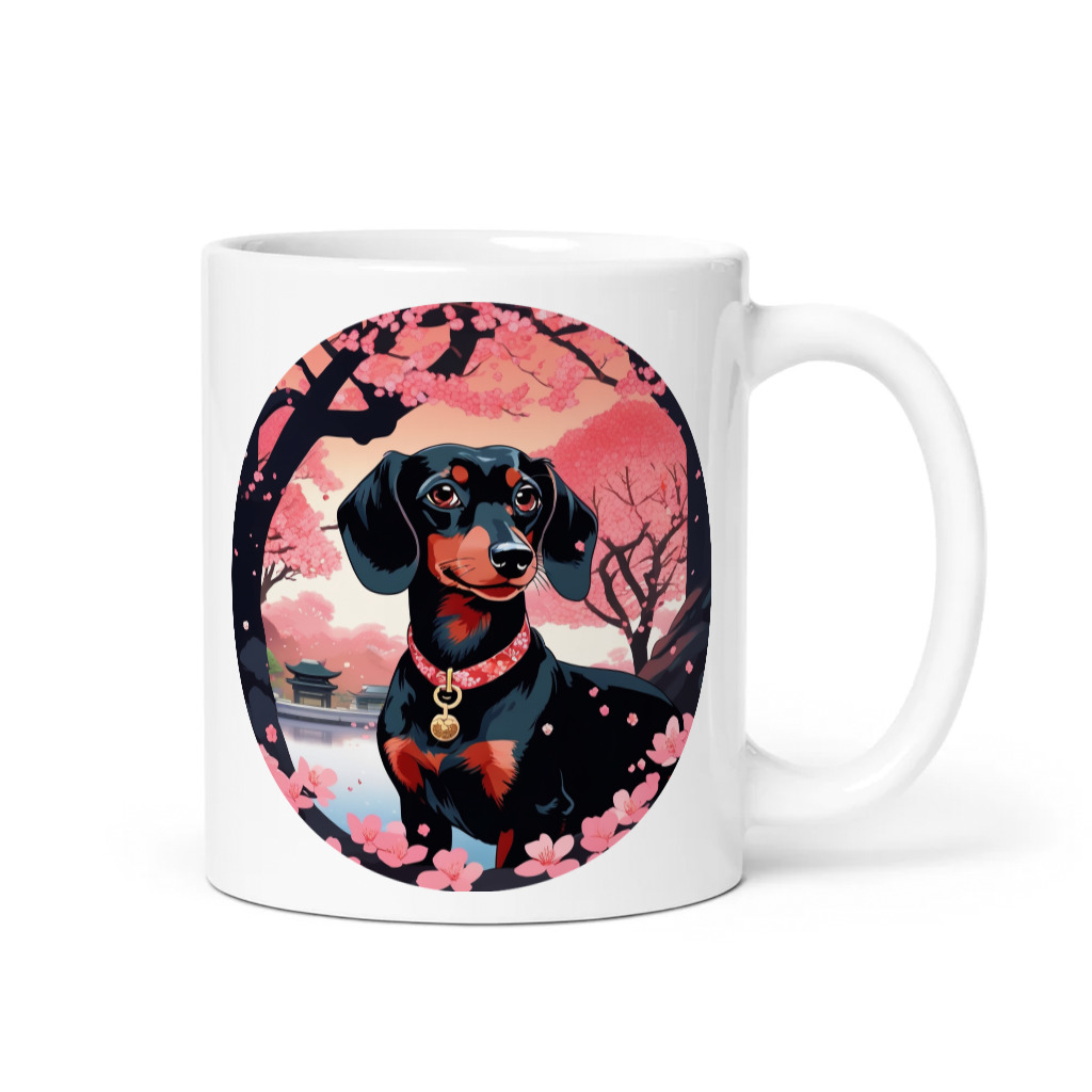 PugMug Custom Black Dachshund Mug