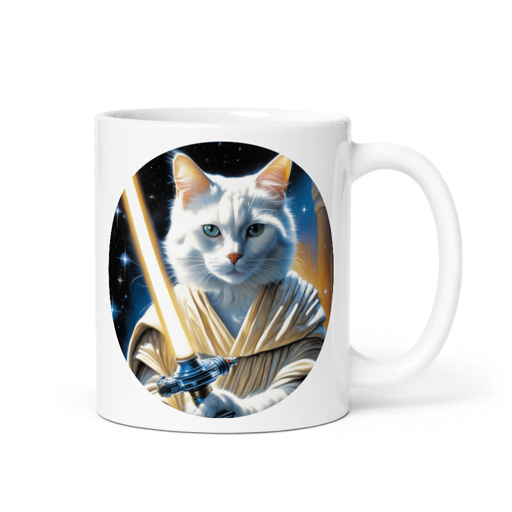 PugMug Custom White Companion Cat Mug