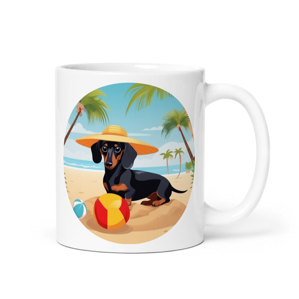PugMug Custom Black Dachshund Mug