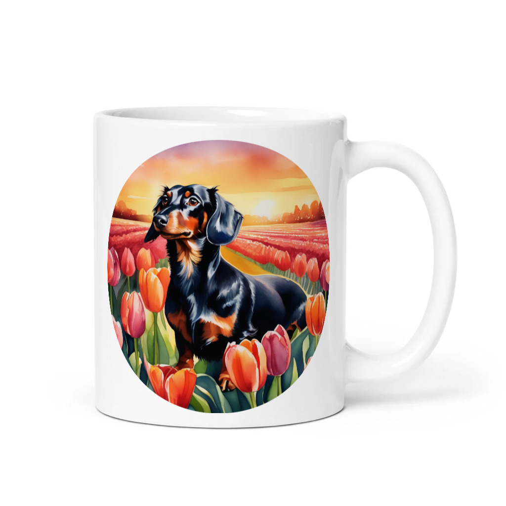 PugMug Custom Black Dachshund Mug