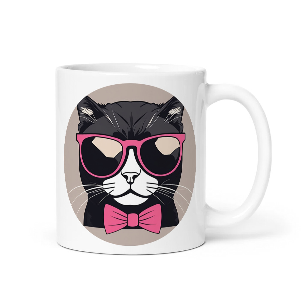 PugMug Custom Black Scottish Fold Cat Mug