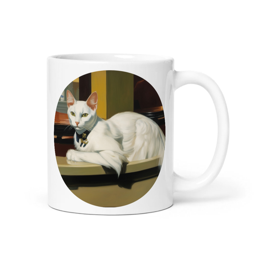 PugMug Custom White Companion Cat Mug