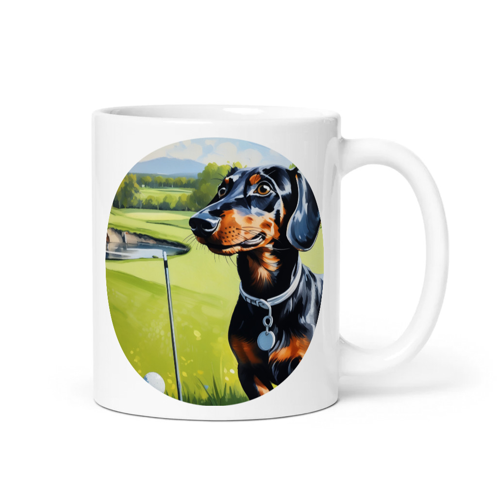 PugMug Custom Black Dachshund Mug