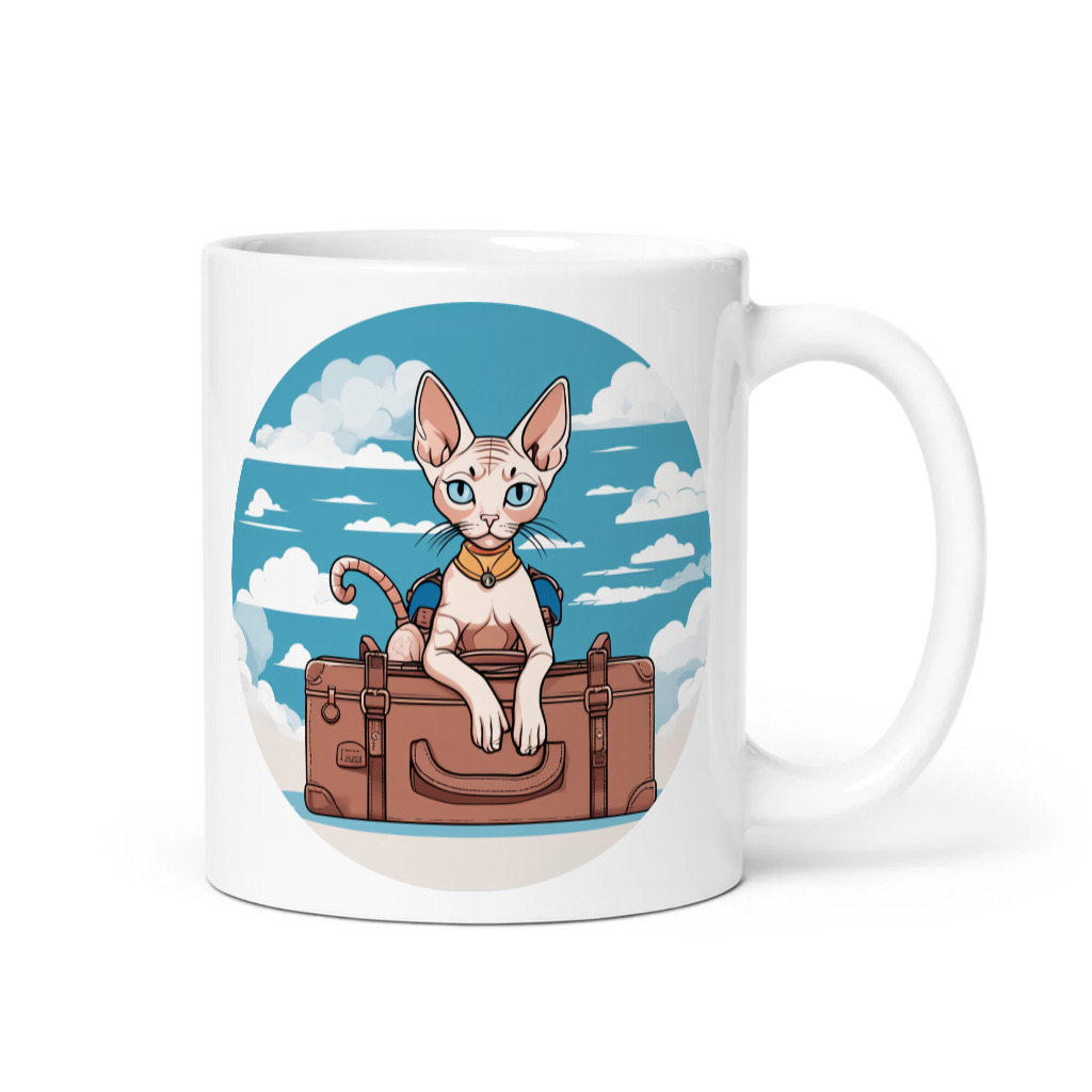 PugMug Custom Tabby Sphynx Cat Mug