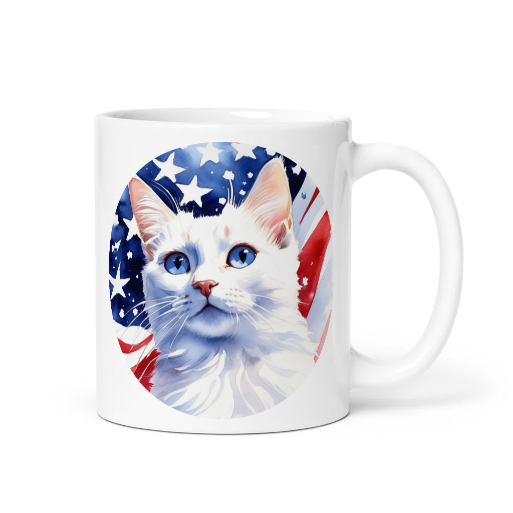 PugMug Custom White Companion Cat Mug