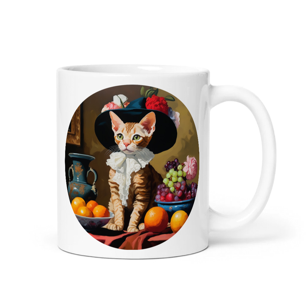 PugMug Custom Tabby Devon Rex Cat Mug