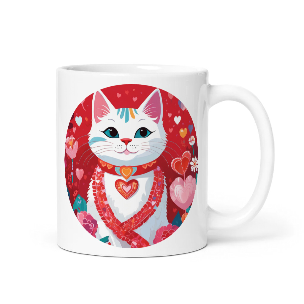 PugMug Custom White Exotic Cat Mug