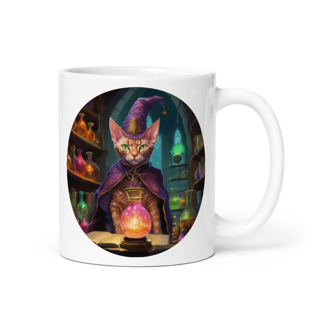 PugMug Custom Tabby Devon Rex Cat Mug
