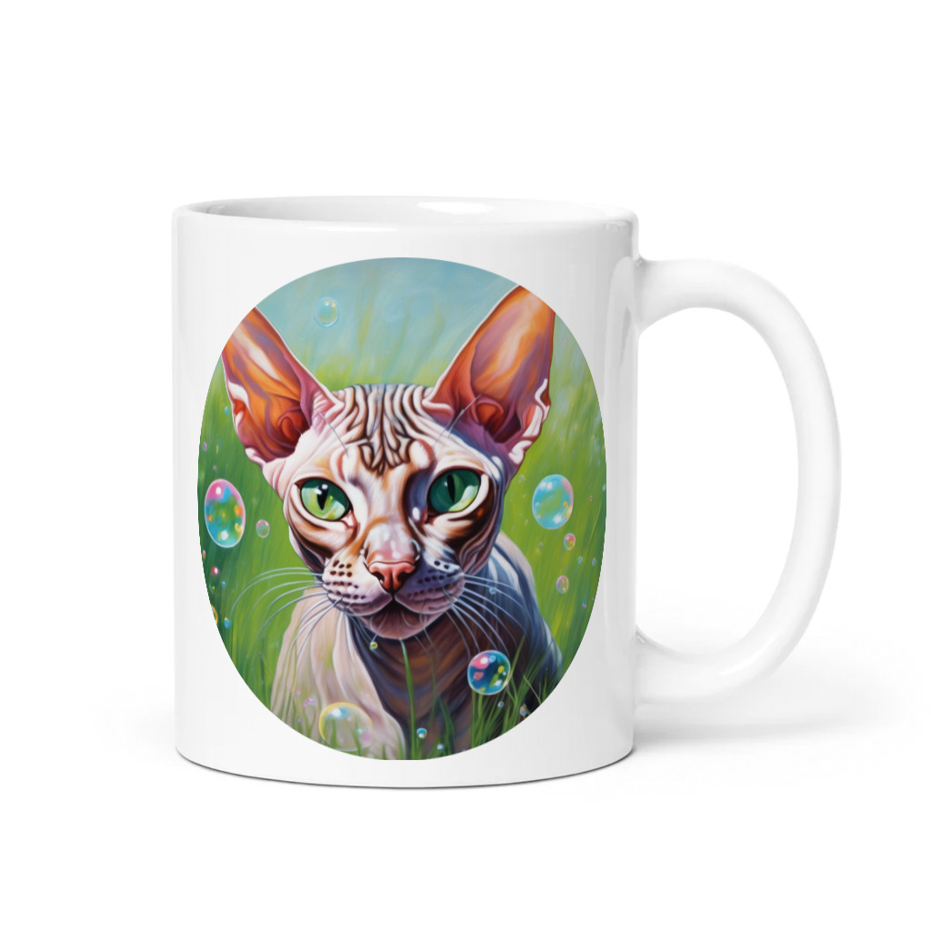 PugMug Custom Tabby Sphynx Cat Mug