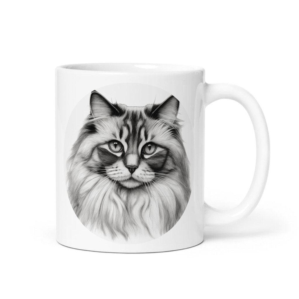 PugMug Custom Tabby Ragdoll Cat Mug
