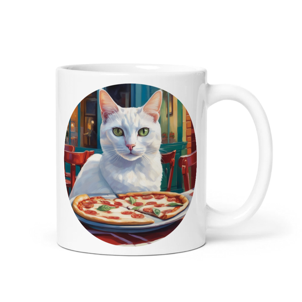 PugMug Custom White Companion Cat Mug