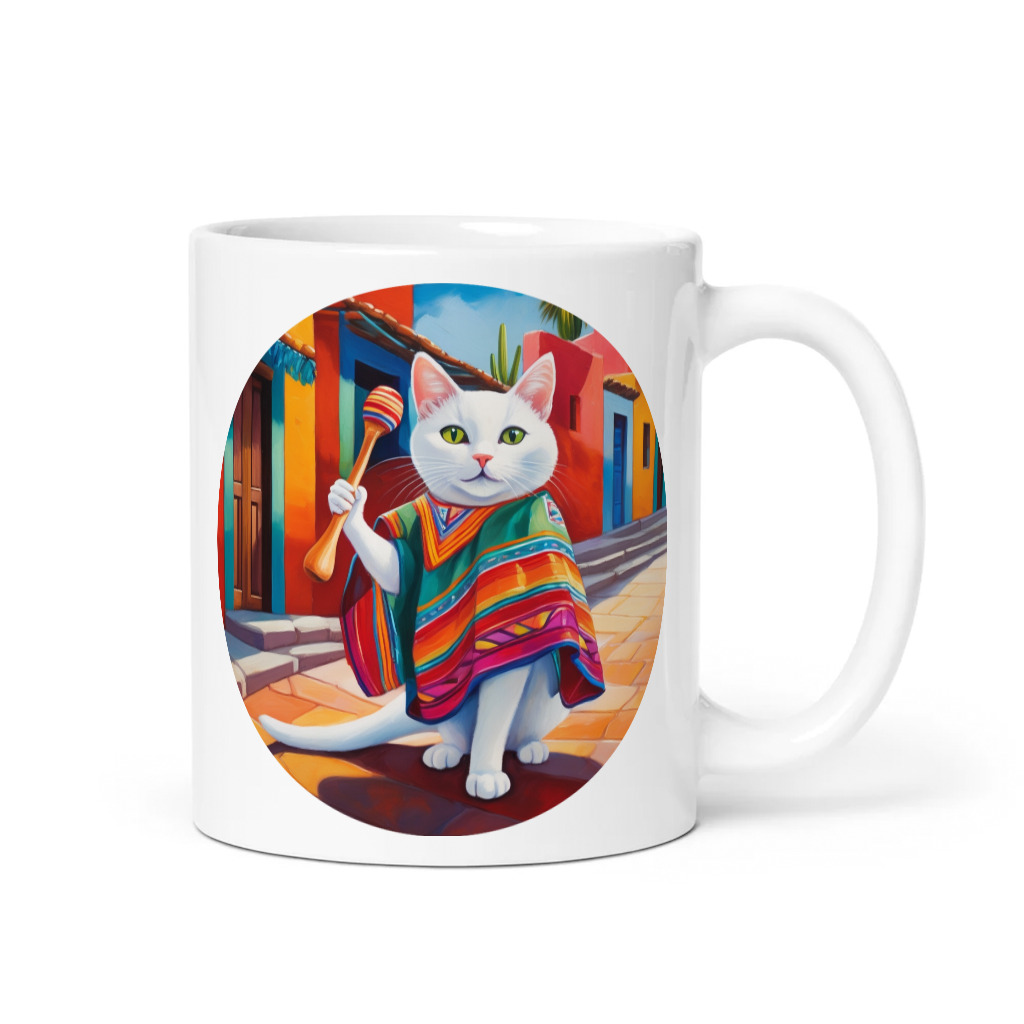 PugMug Custom White Companion Cat Mug