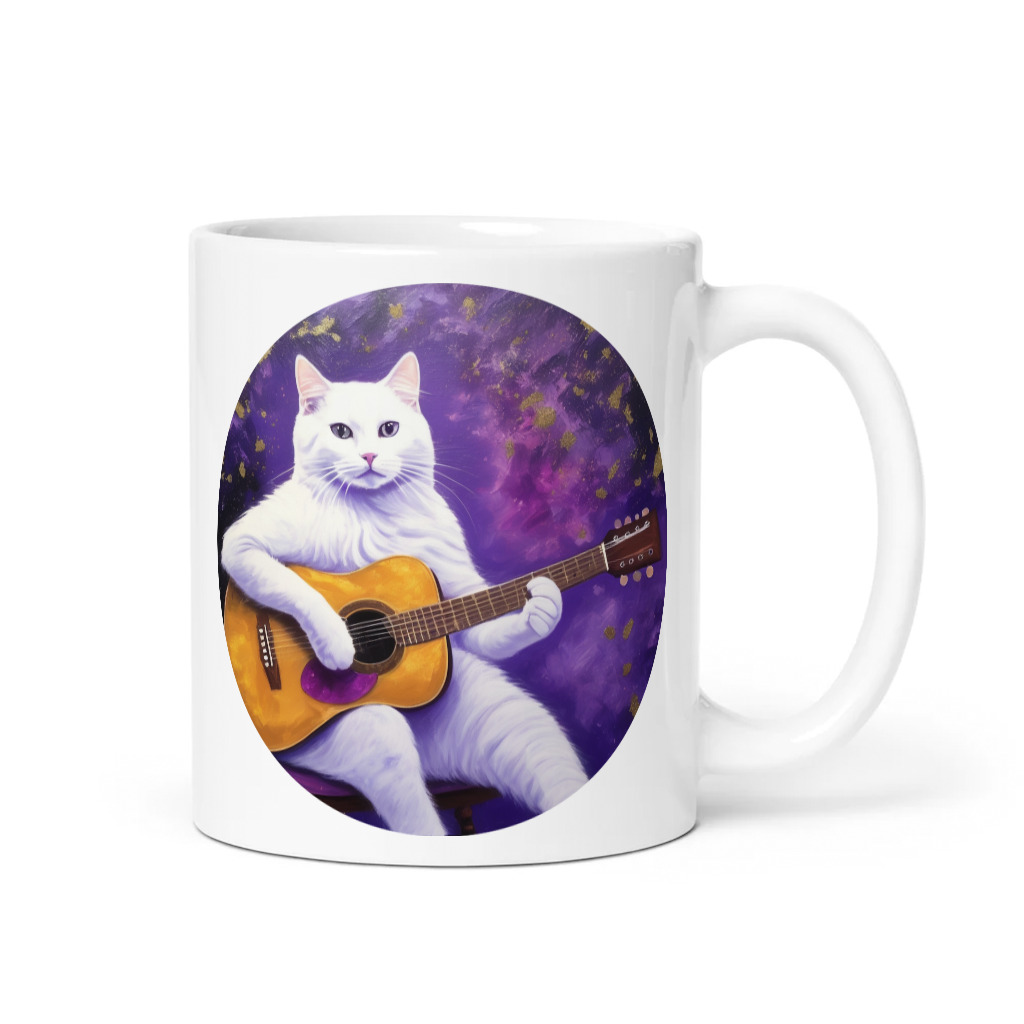 PugMug Custom White Companion Cat Mug