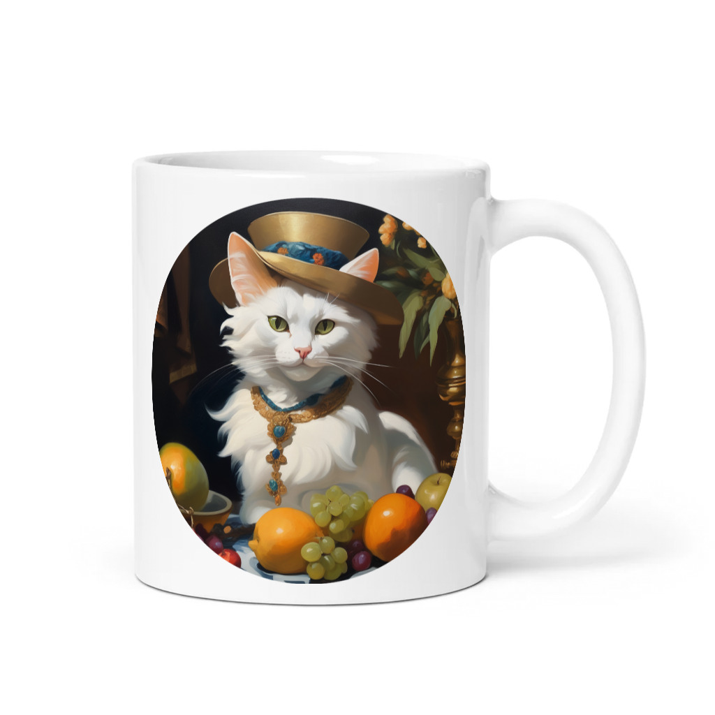 PugMug Custom White Exotic Cat Mug