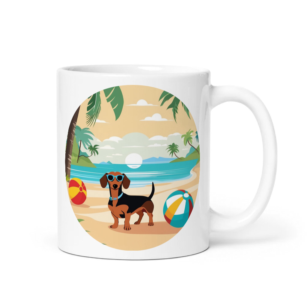 PugMug Custom Tan Dachshund Mug