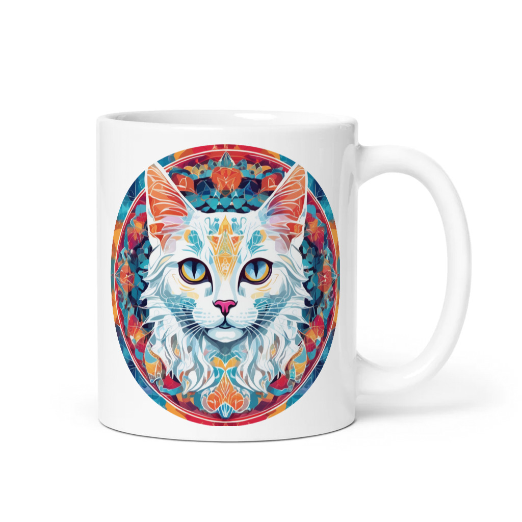 PugMug Custom White Companion Cat Mug