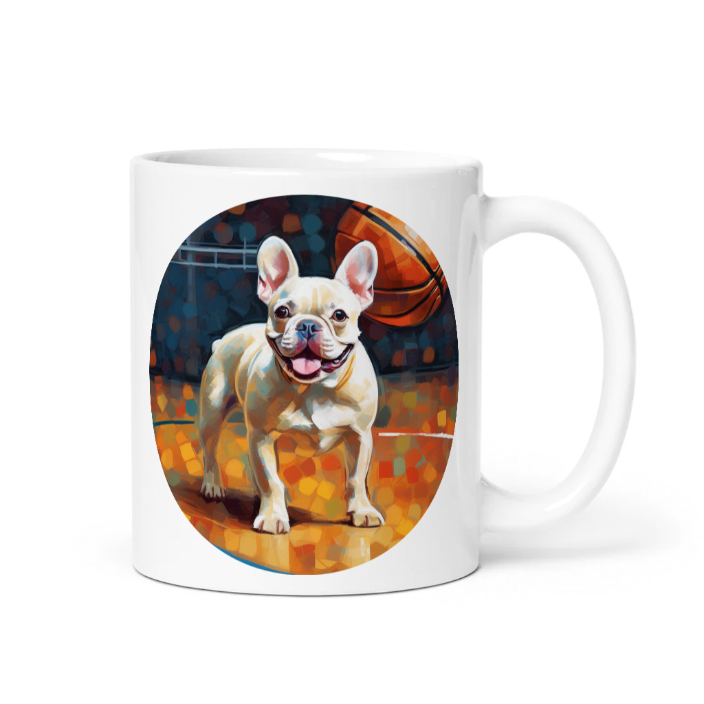 PugMug Custom White French Bulldog Mug