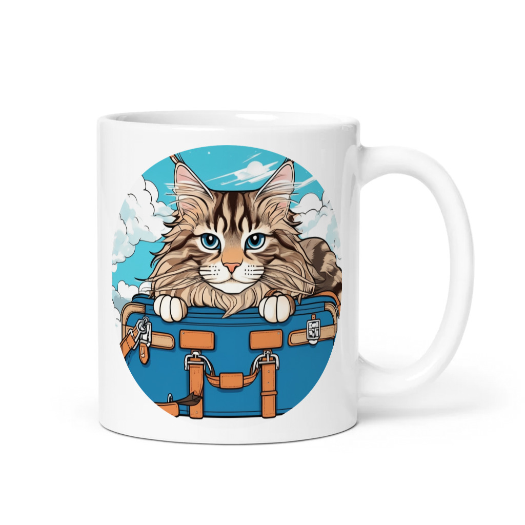 PugMug Custom Tabby Maine Coon Cat Mug