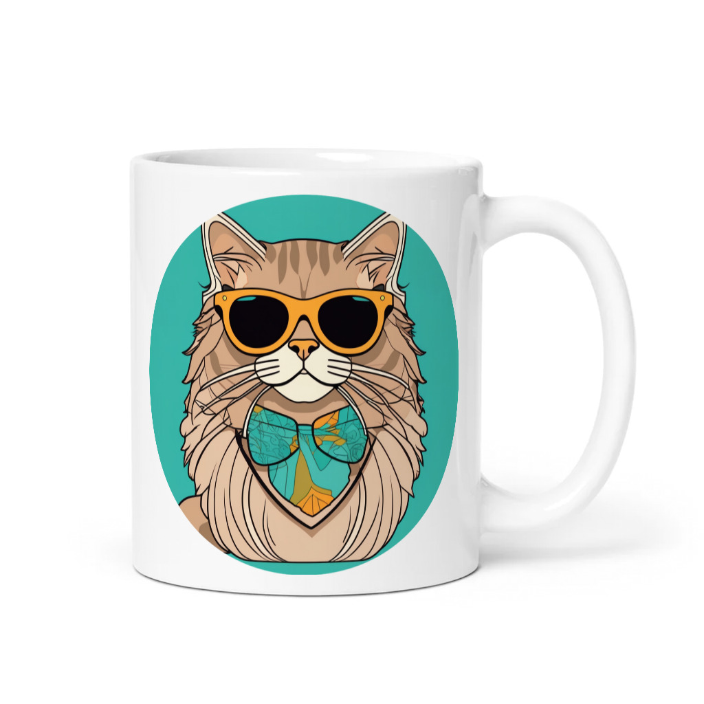 PugMug Custom Tabby Persian Cat Mug