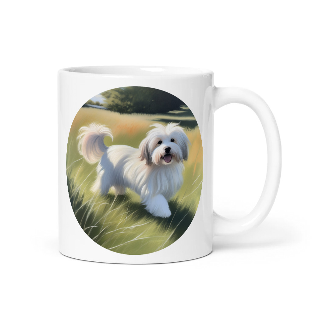 PugMug Custom White Havanese Dog Mug