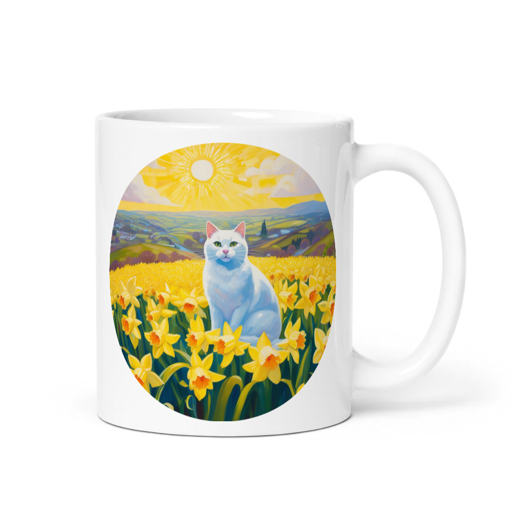 PugMug Custom White Companion Cat Mug
