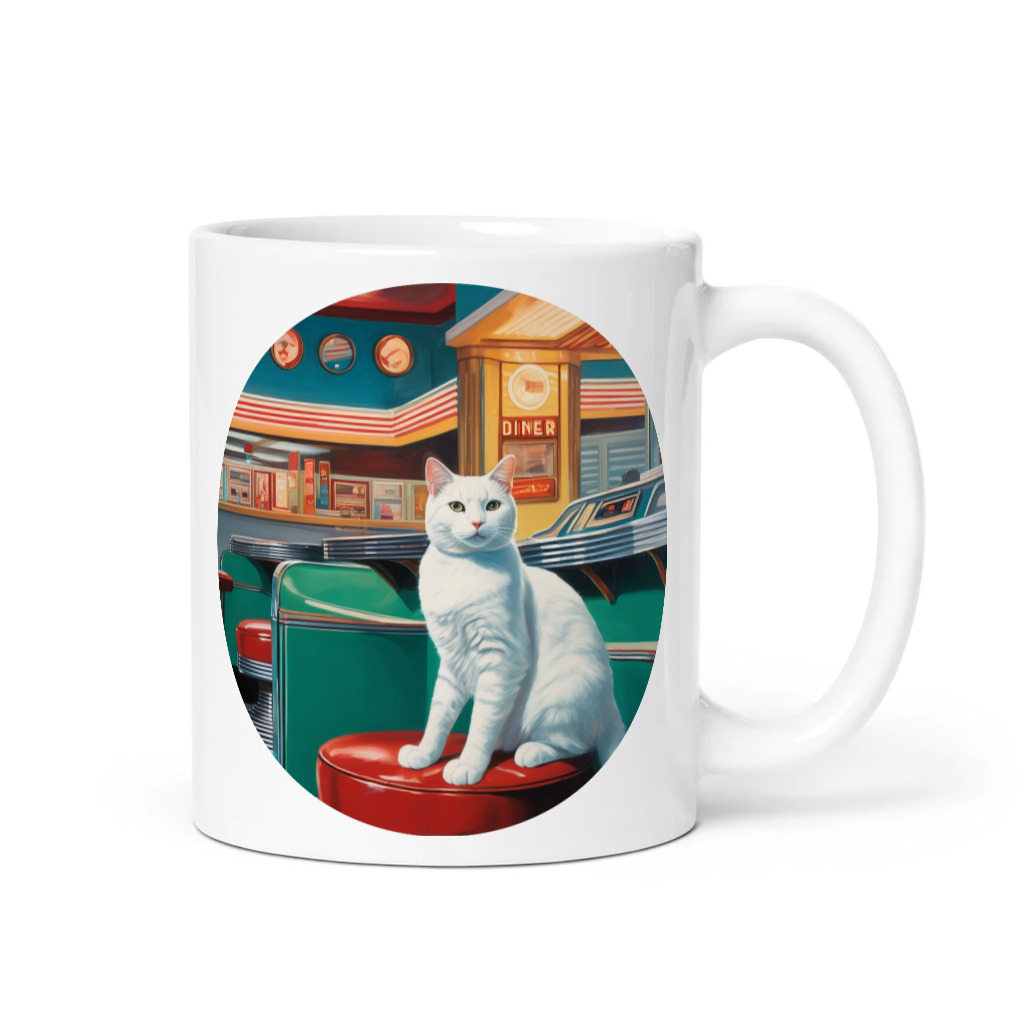 PugMug Custom White Companion Cat Mug