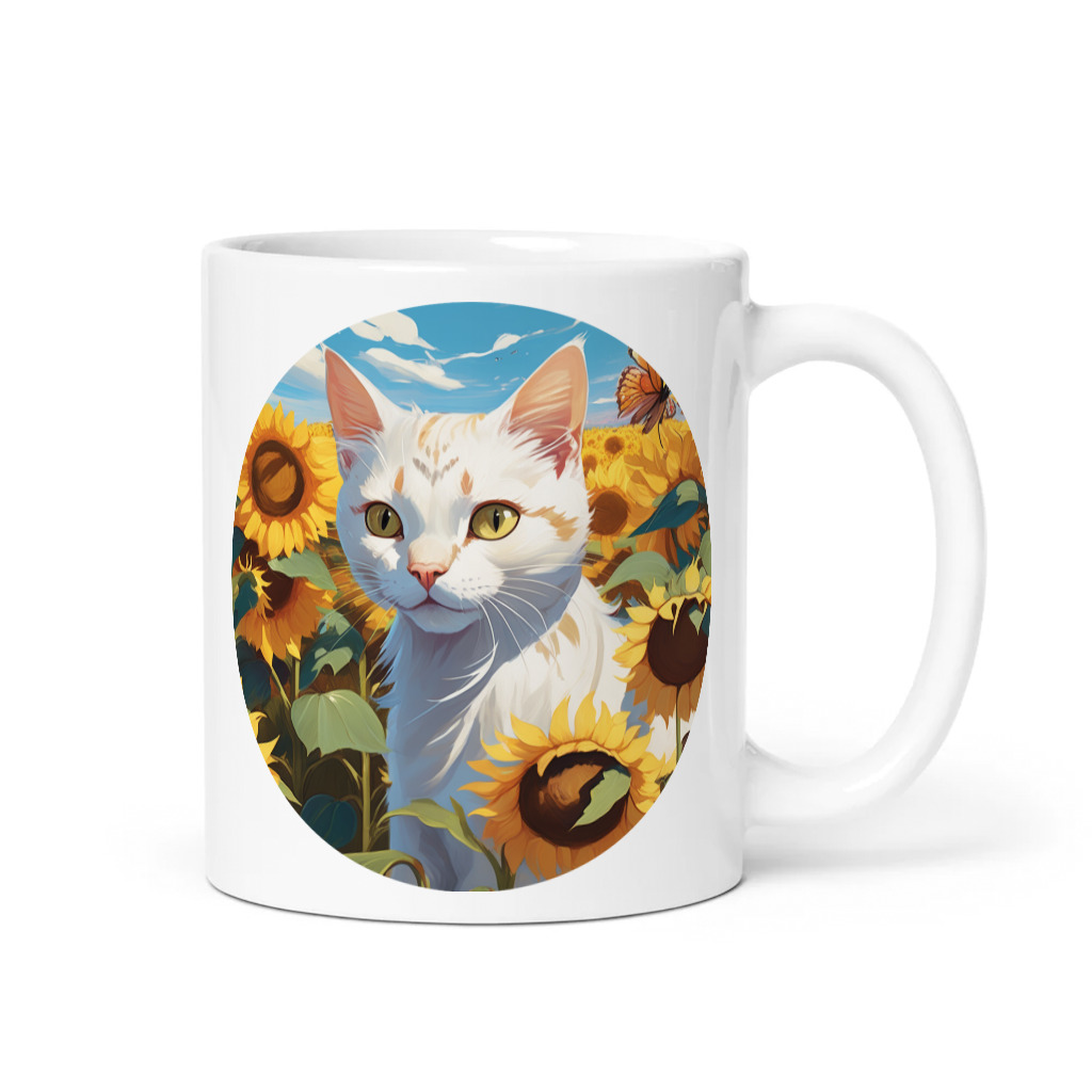PugMug Custom White Exotic Cat Mug