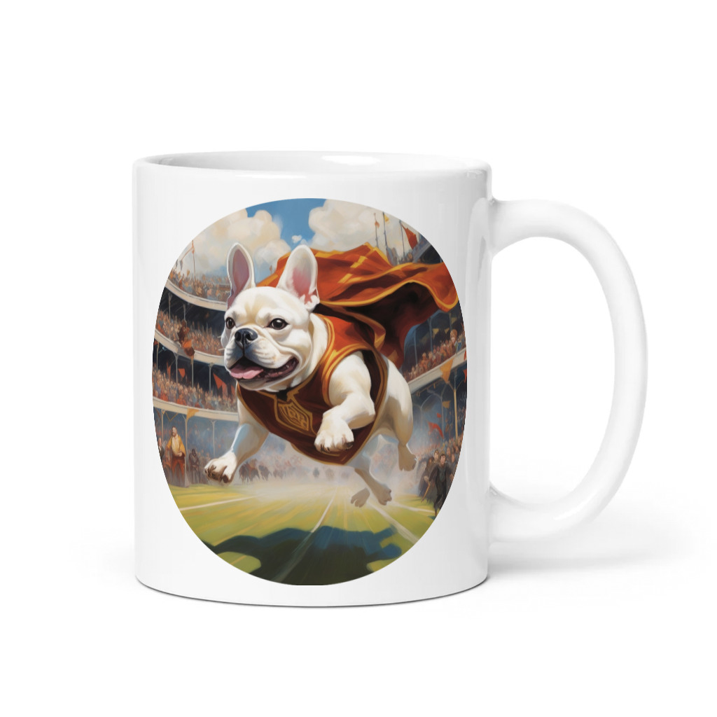 PugMug Custom White French Bulldog Mug