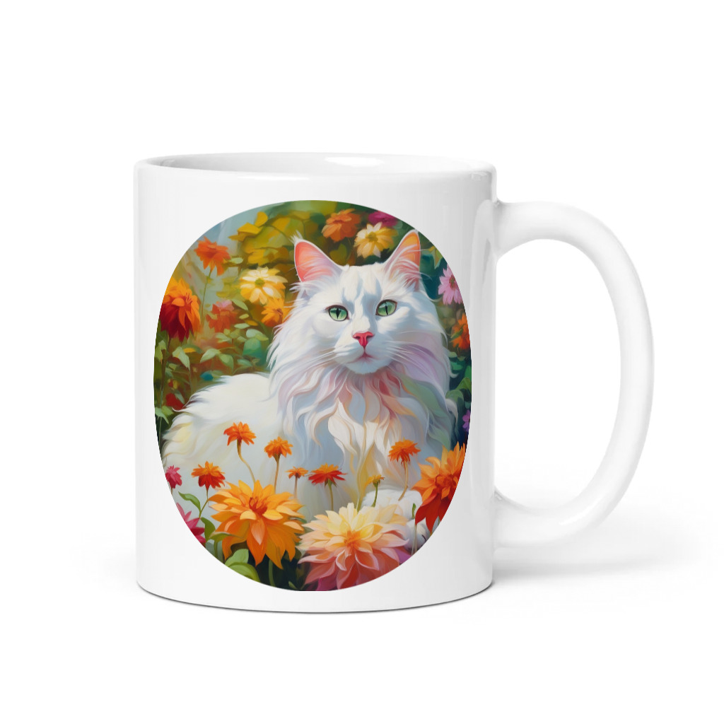 PugMug Custom White Companion Cat Mug