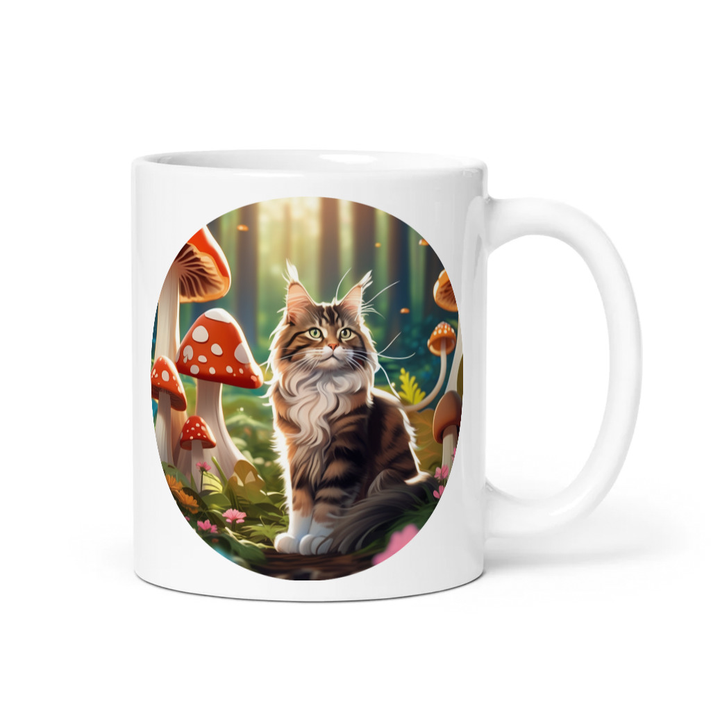 PugMug Custom Tabby Maine Coon Cat Mug
