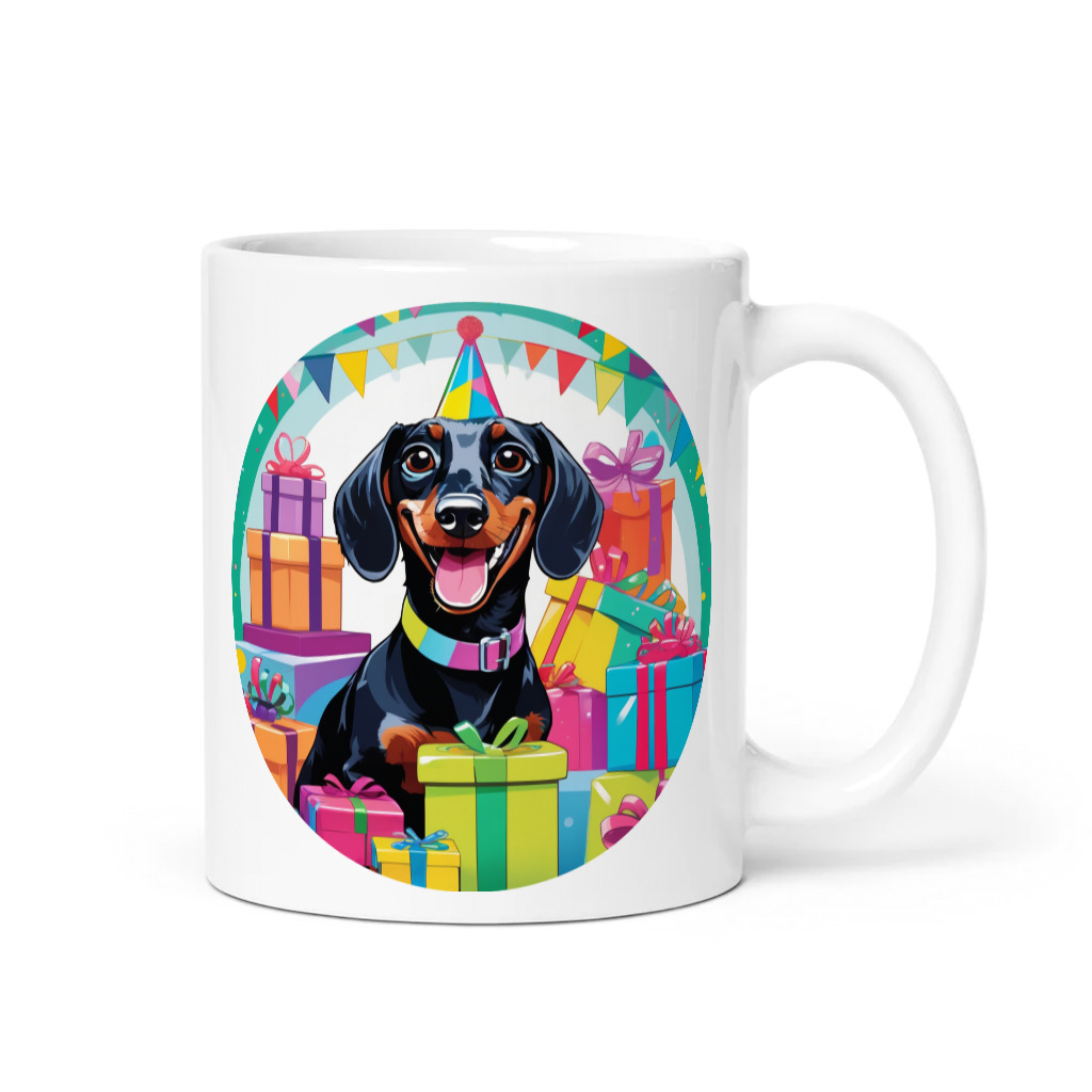 PugMug Custom Black Dachshund Mug