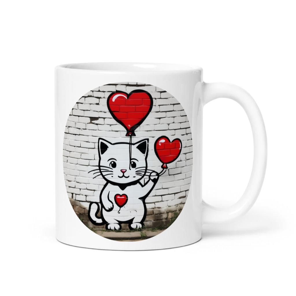 PugMug Custom White Companion Cat Mug