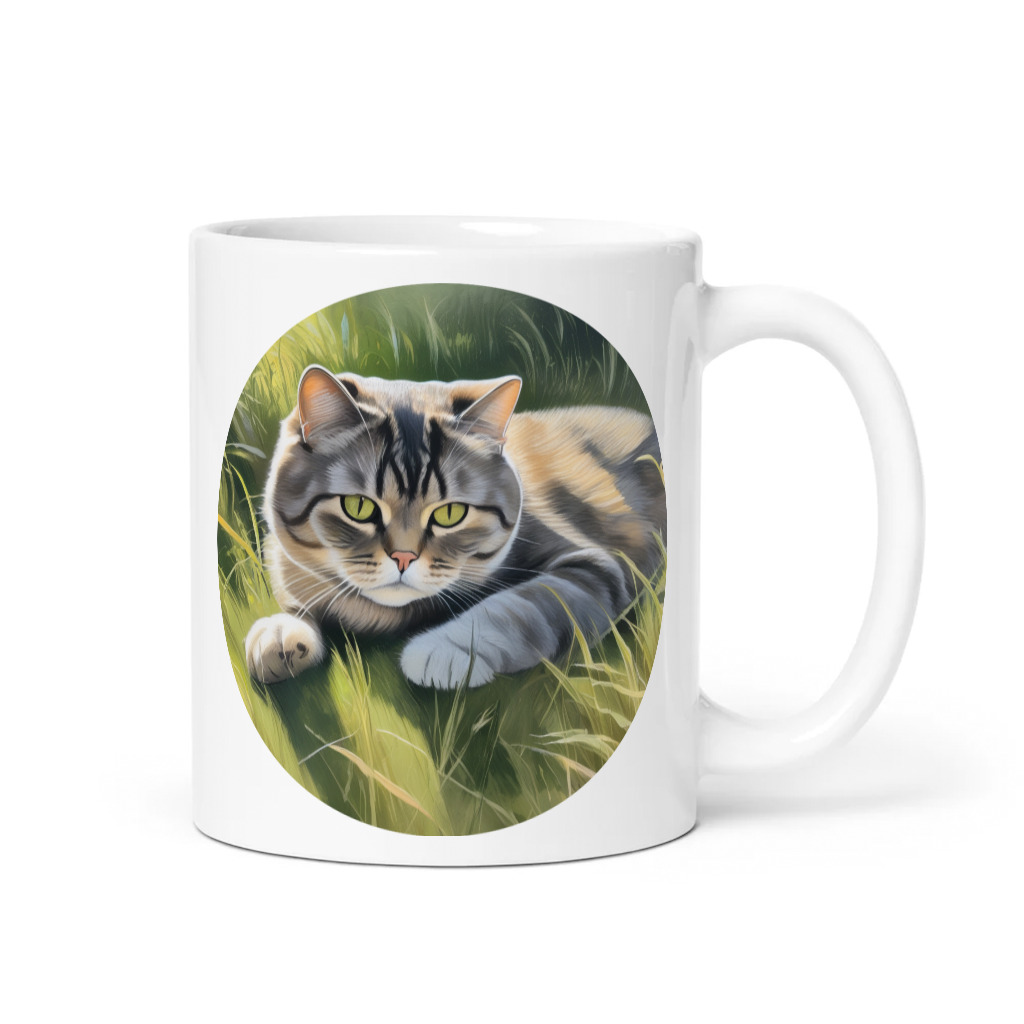 PugMug Custom Tabby Scottish Fold Cat Mug