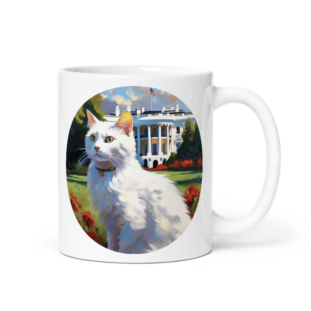 PugMug Custom White Companion Cat Mug