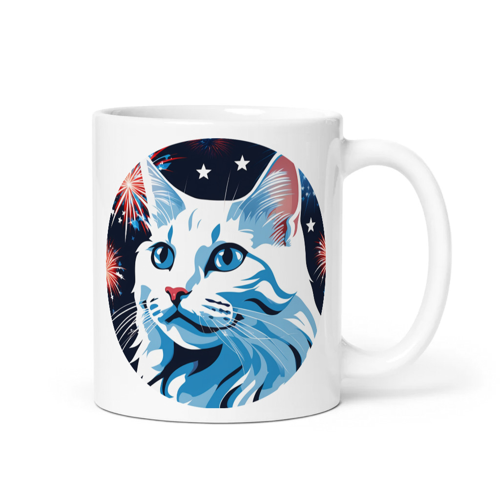 PugMug Custom White Companion Cat Mug