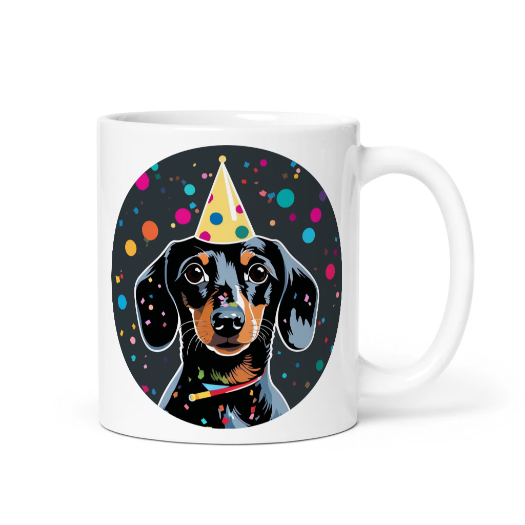 PugMug Custom Black Dachshund Mug