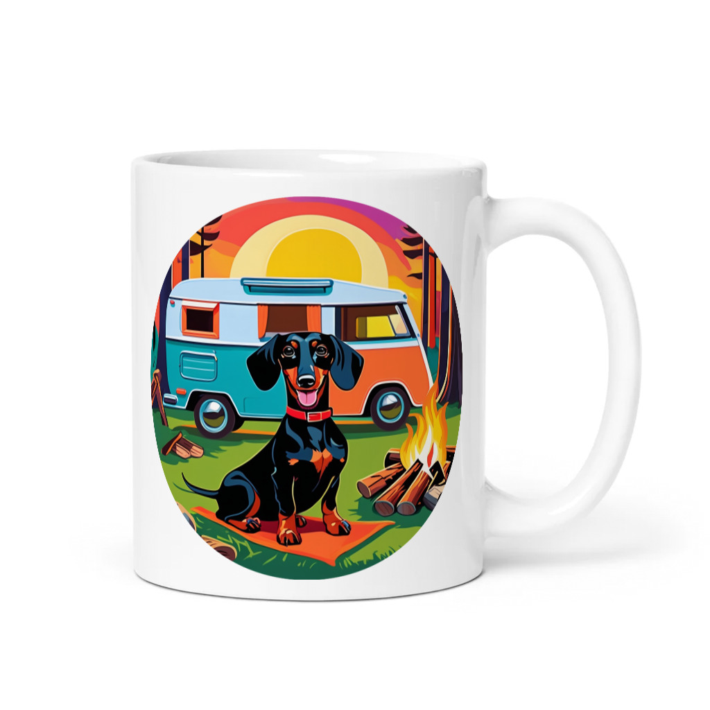 PugMug Custom Black Dachshund Mug