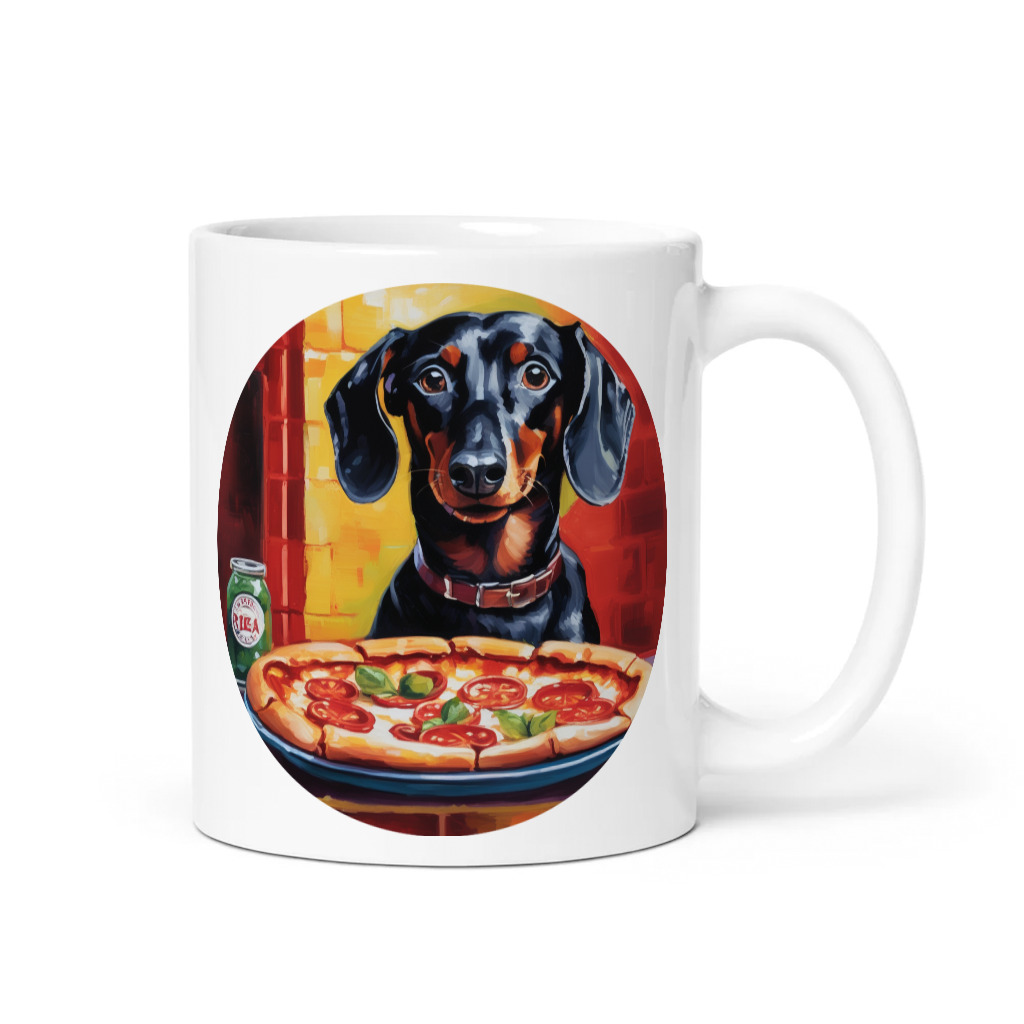 PugMug Custom Black Dachshund Mug