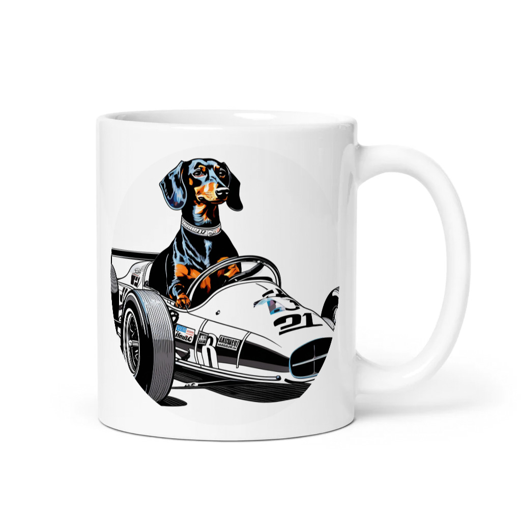 PugMug Custom Black Dachshund Mug