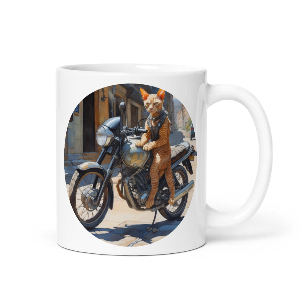 PugMug Custom Tabby Devon Rex Cat Mug