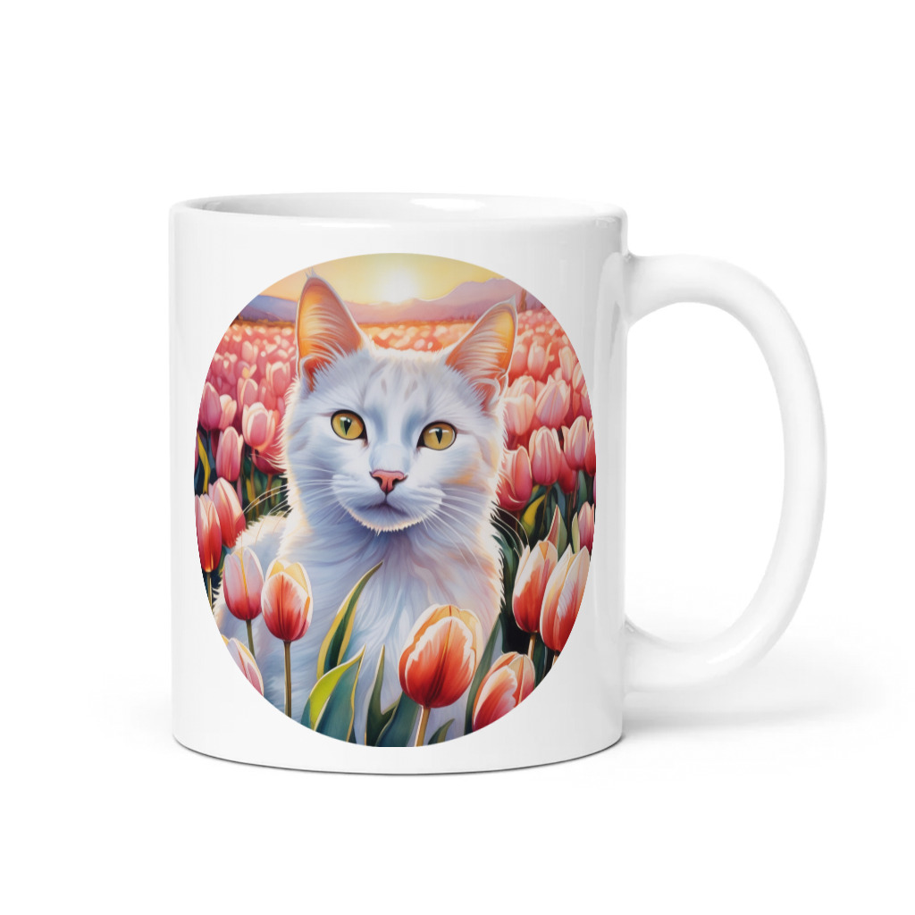 PugMug Custom White Companion Cat Mug